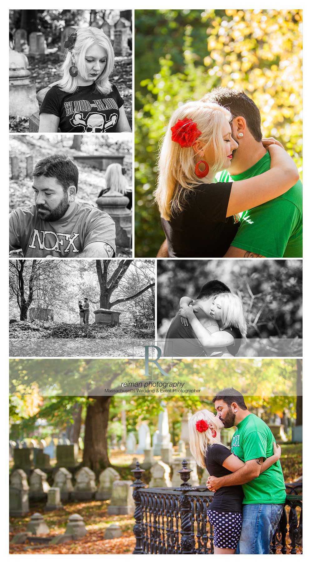 Mount Auburn Cemetery Engagement Session