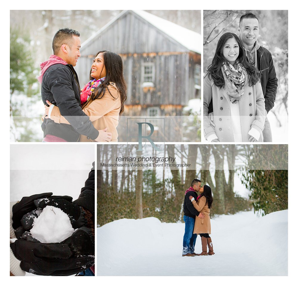 Winter Engagement At Moore State Park