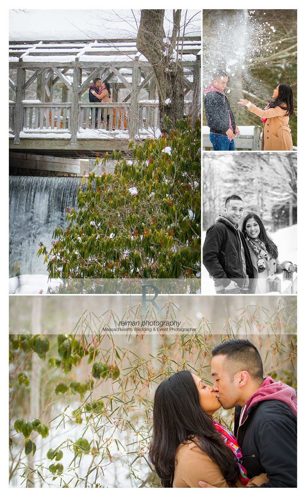 Winter Engagement At Moore State Park