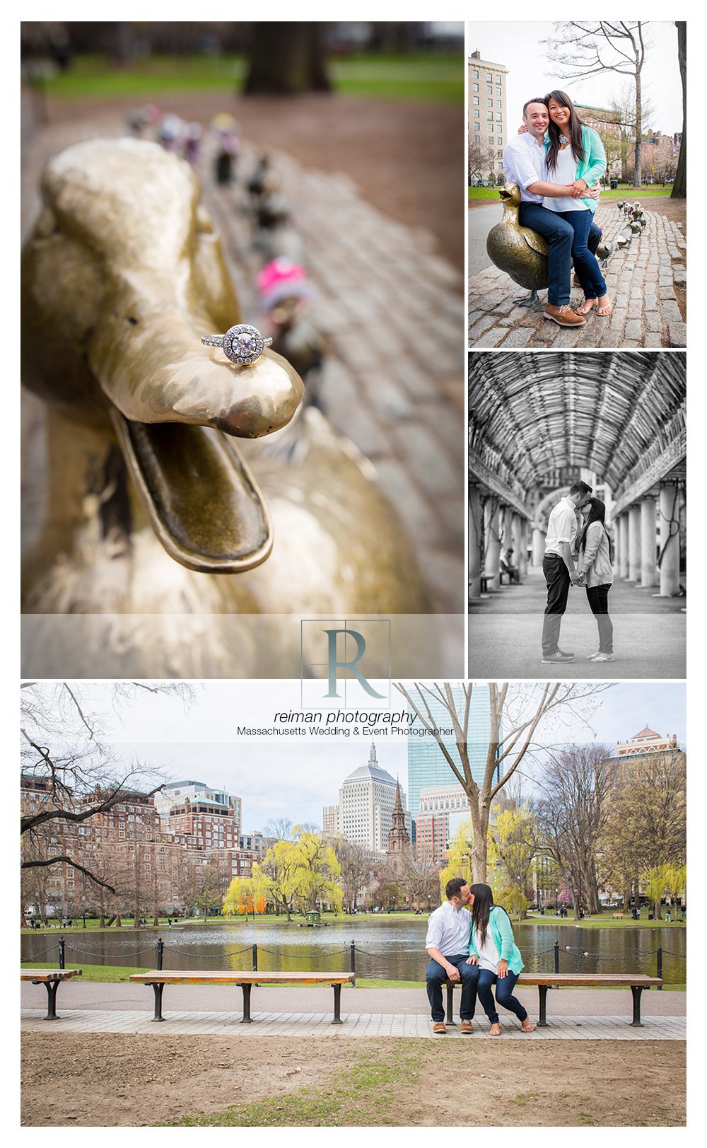 Public Garden, Engagement, Reiman Photography