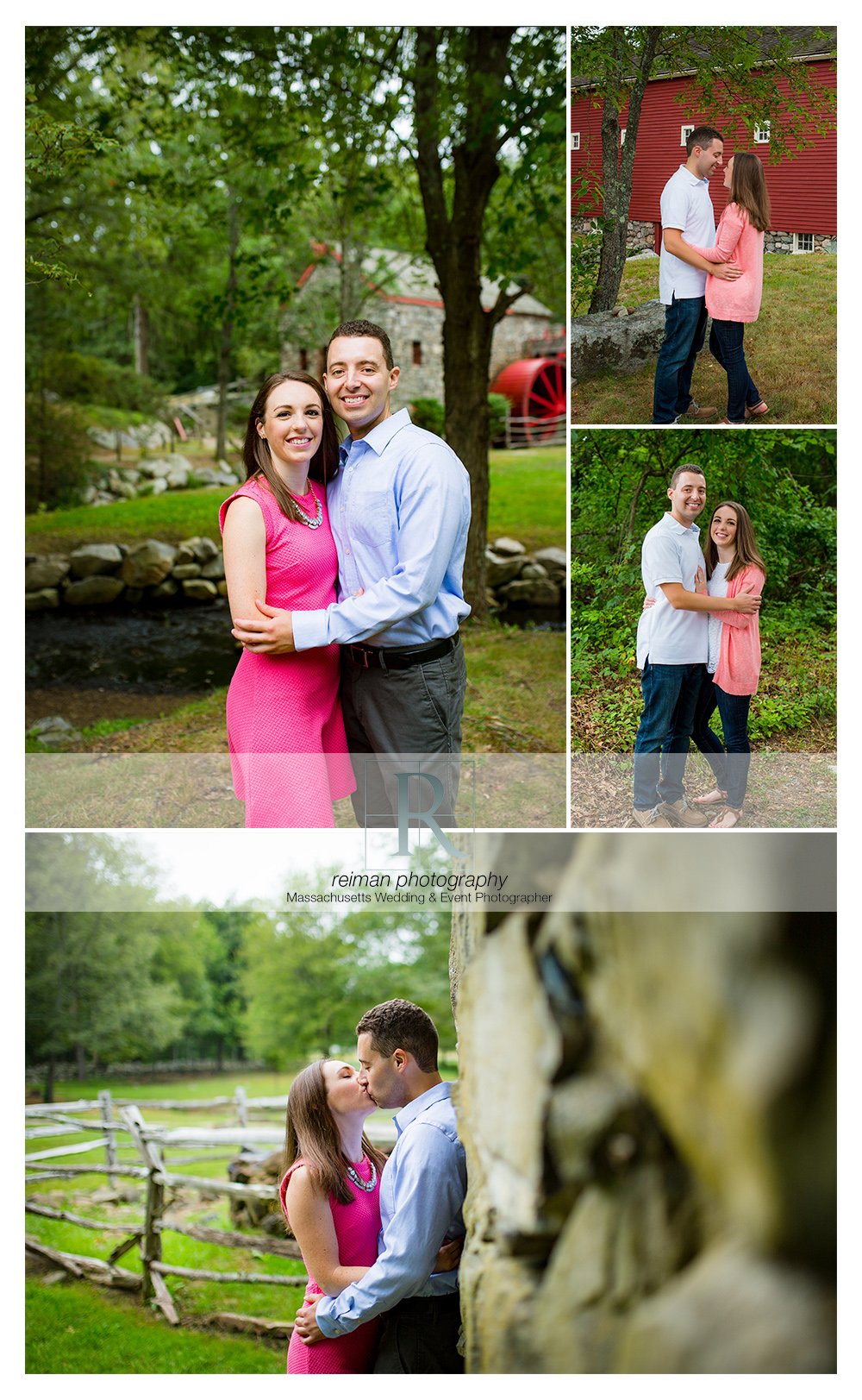 Reiman Photography, engagement, Sudbury Grist Mill