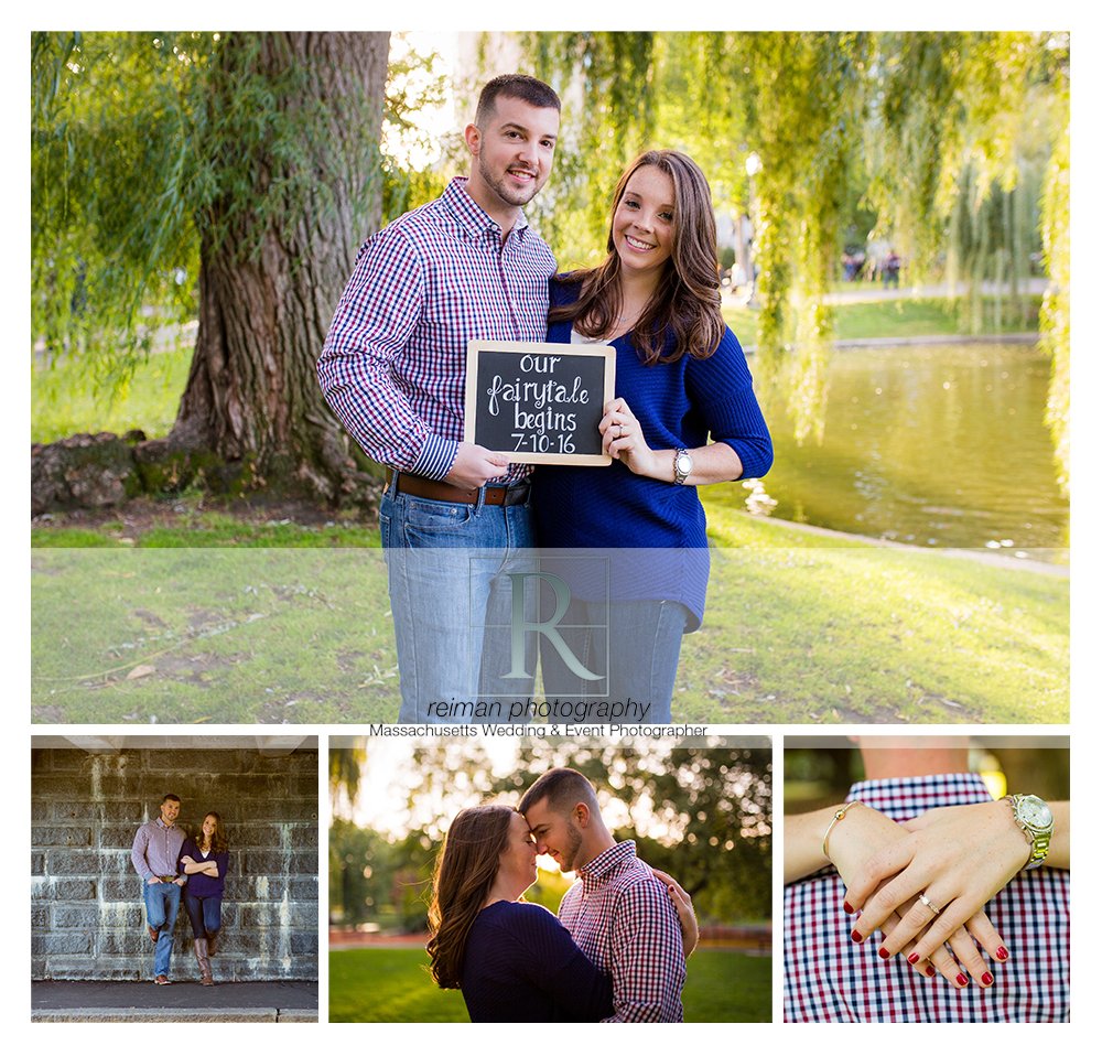 Reiman Photography, engagement, Boston Public Garden