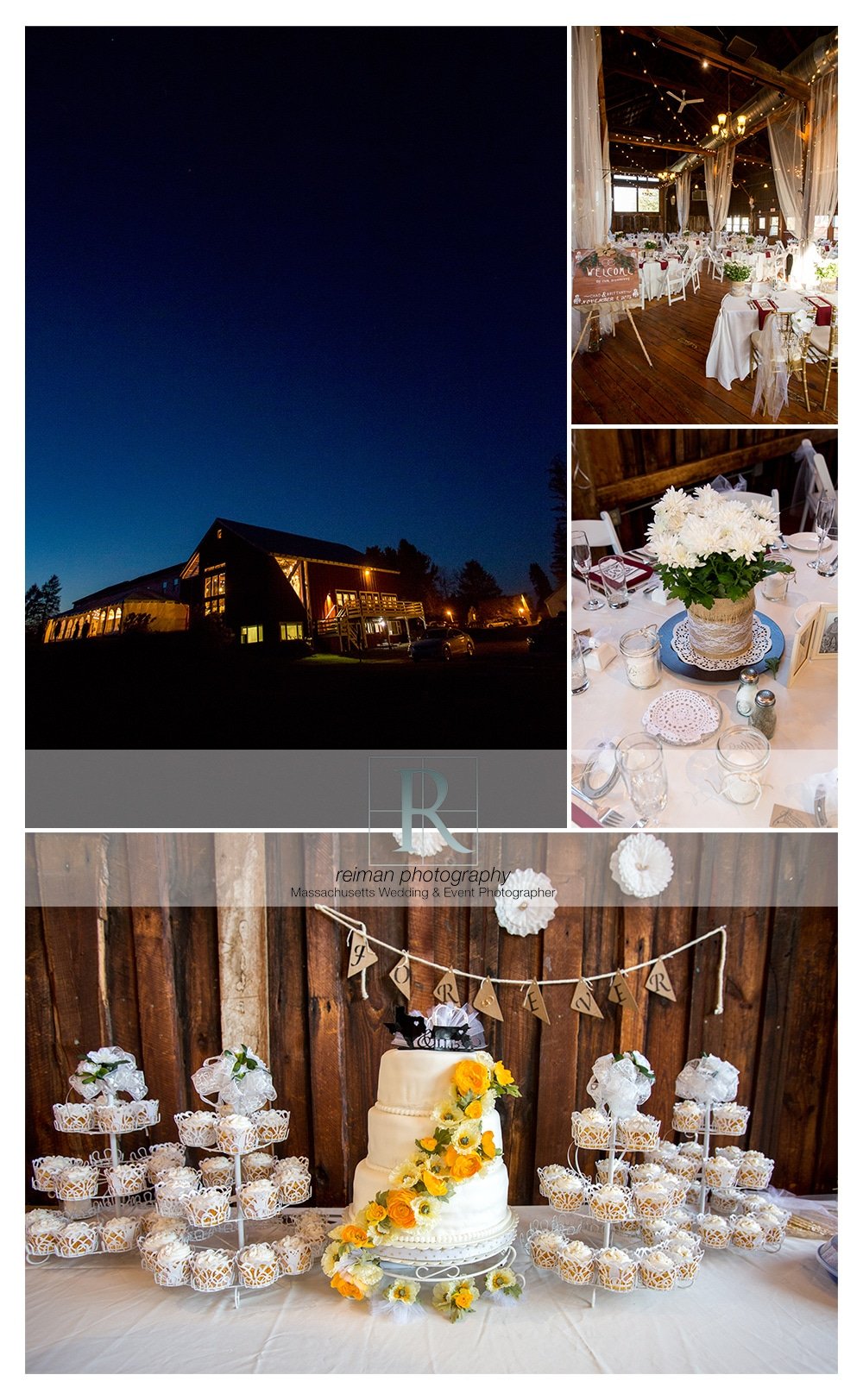 The Red Barn at Hampshire College, Wedding, Reiman Photography, Rustic