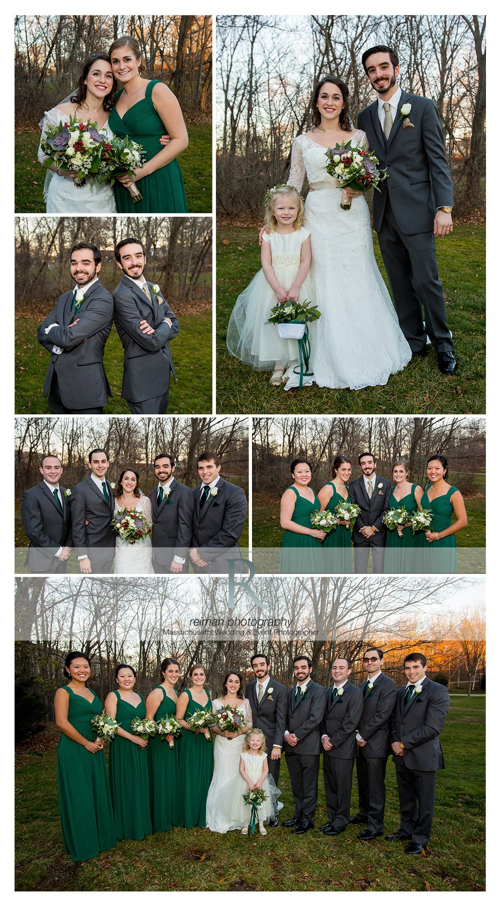 Reiman Photography, wedding, Wachusett Country Club, winter