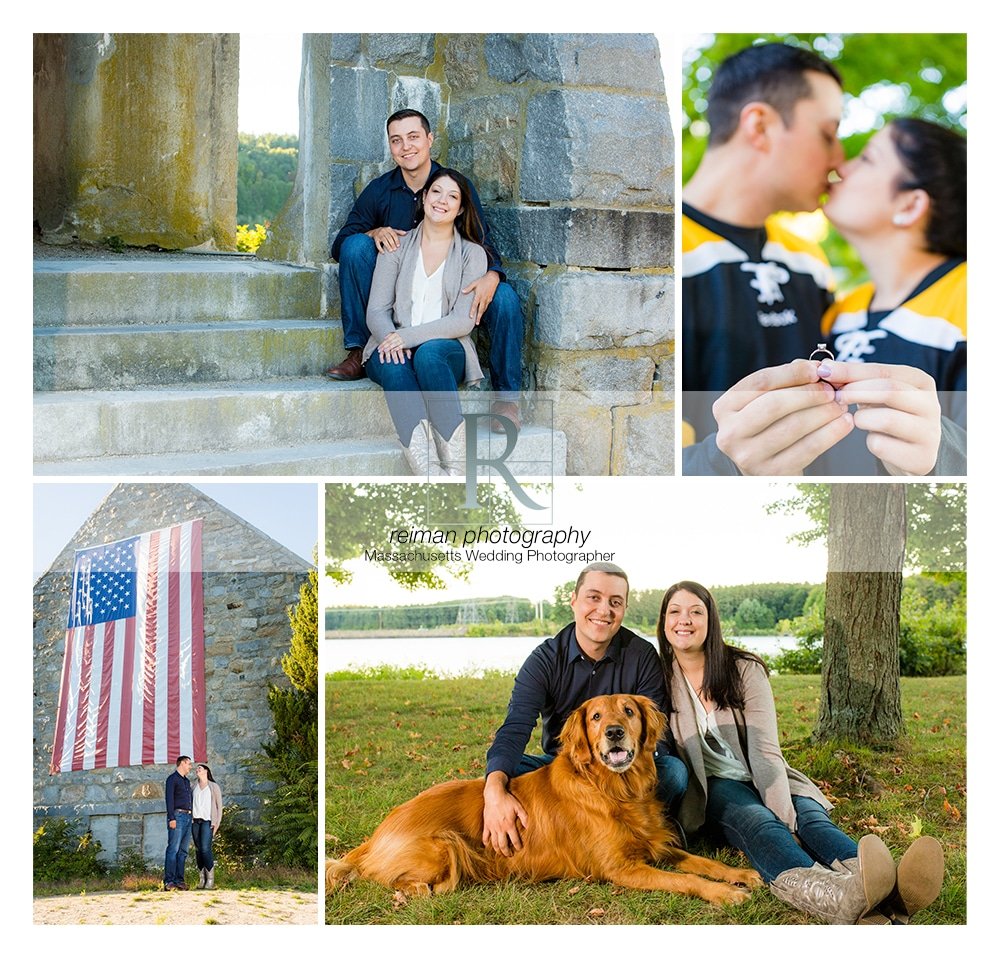 Fall, Engagement Session, Old Stone Church, Bruins