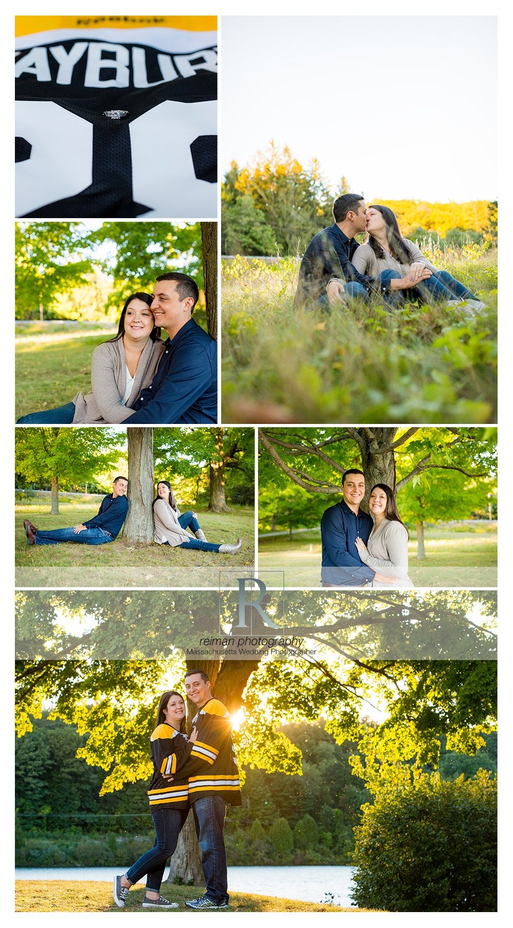 Fall, Engagement Session, Old Stone Church, Bruins