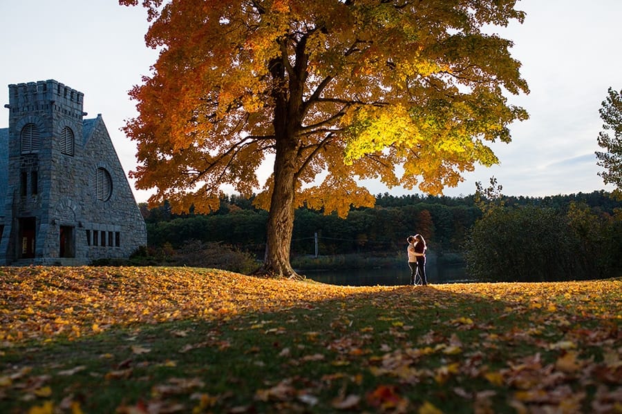 Old stone church, Reiman Photography, Fall, Evening, West Boylston
