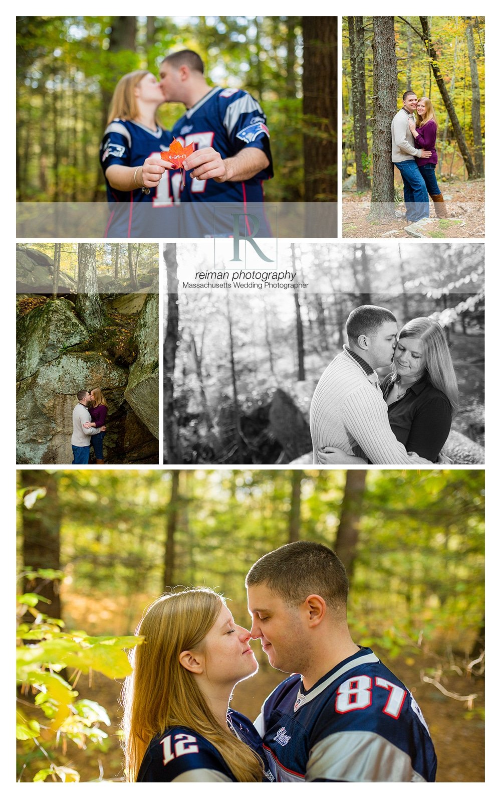 Purgatory Chasm, Engagement Session, Fall, Sutton, Reiman Photography