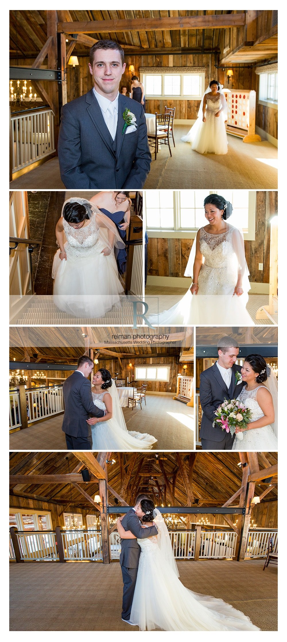 Winter Wedding, The Barn at Gibbet Hill, Reiman Photography