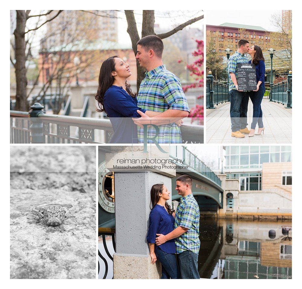 Waterplace Park Engagement, Providence, Rhode Island, Reiman Photography