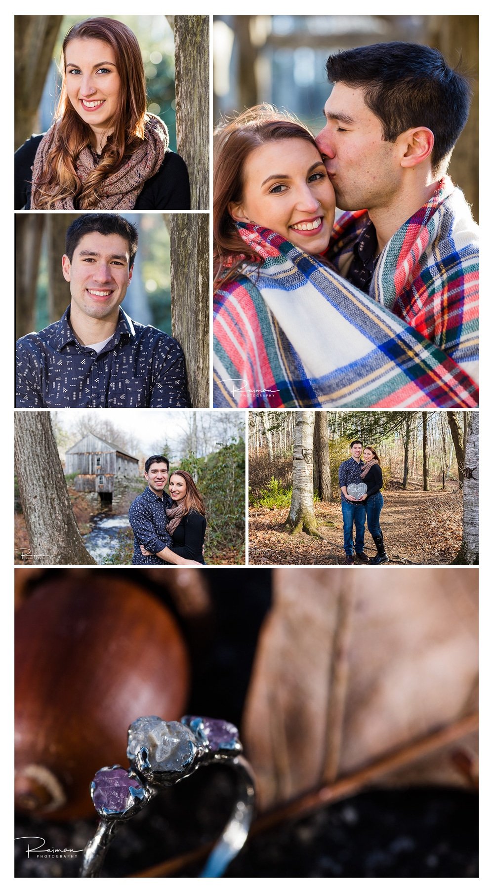 Moore State Park Engagement Session, November, Late Fall, Reiman Photography