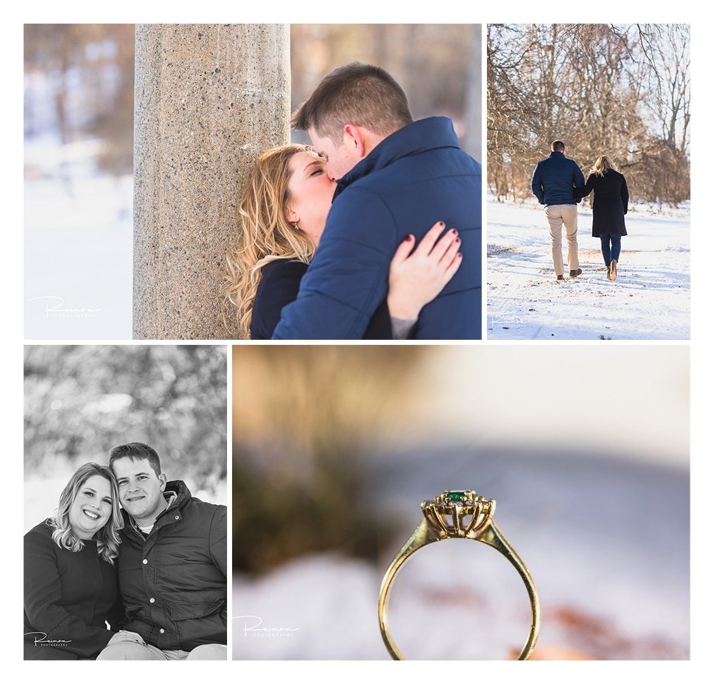 larz anderson park, Engagement Session, Reiman Photography, Winter