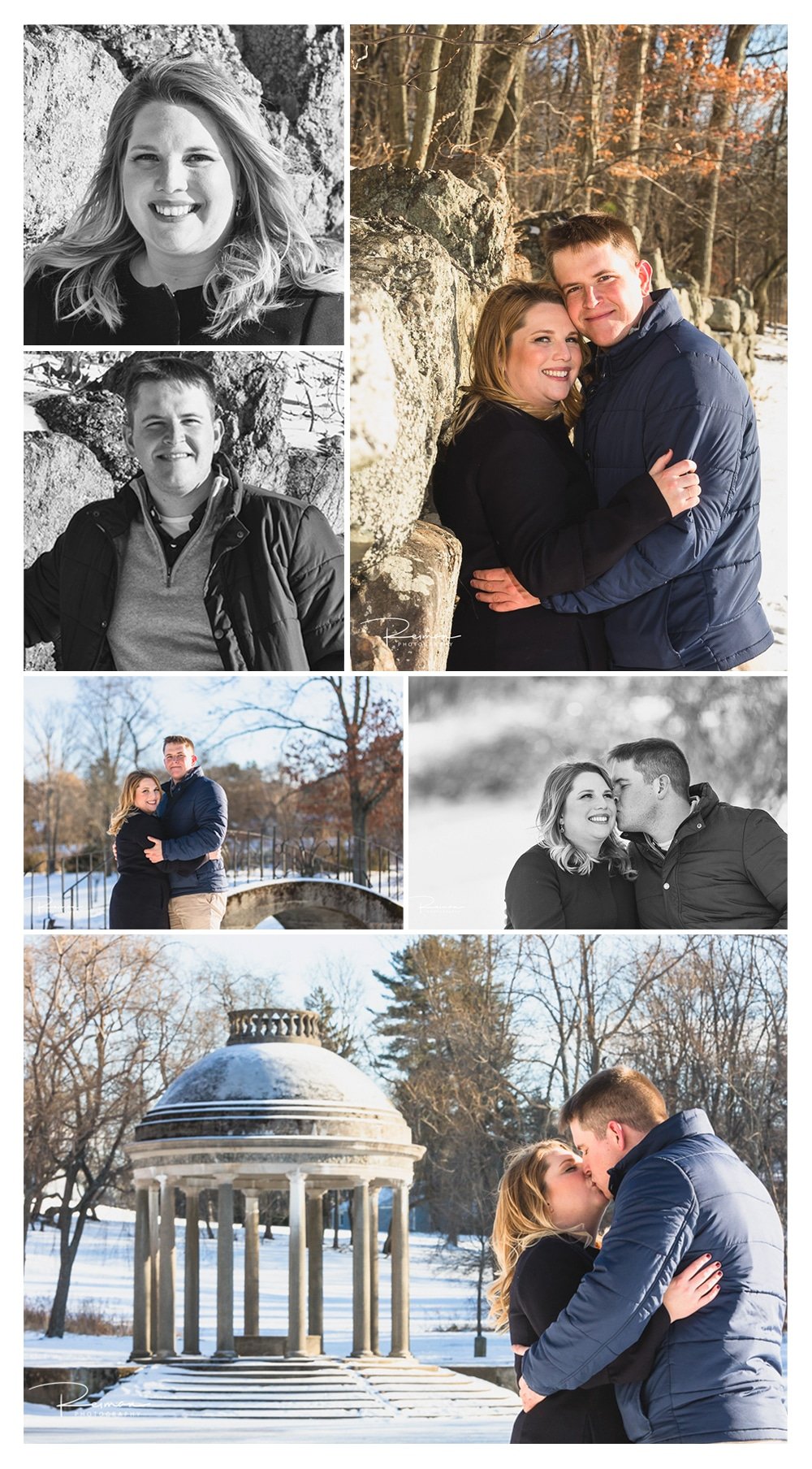 larz anderson park, Engagement Session, Reiman Photography, Winter