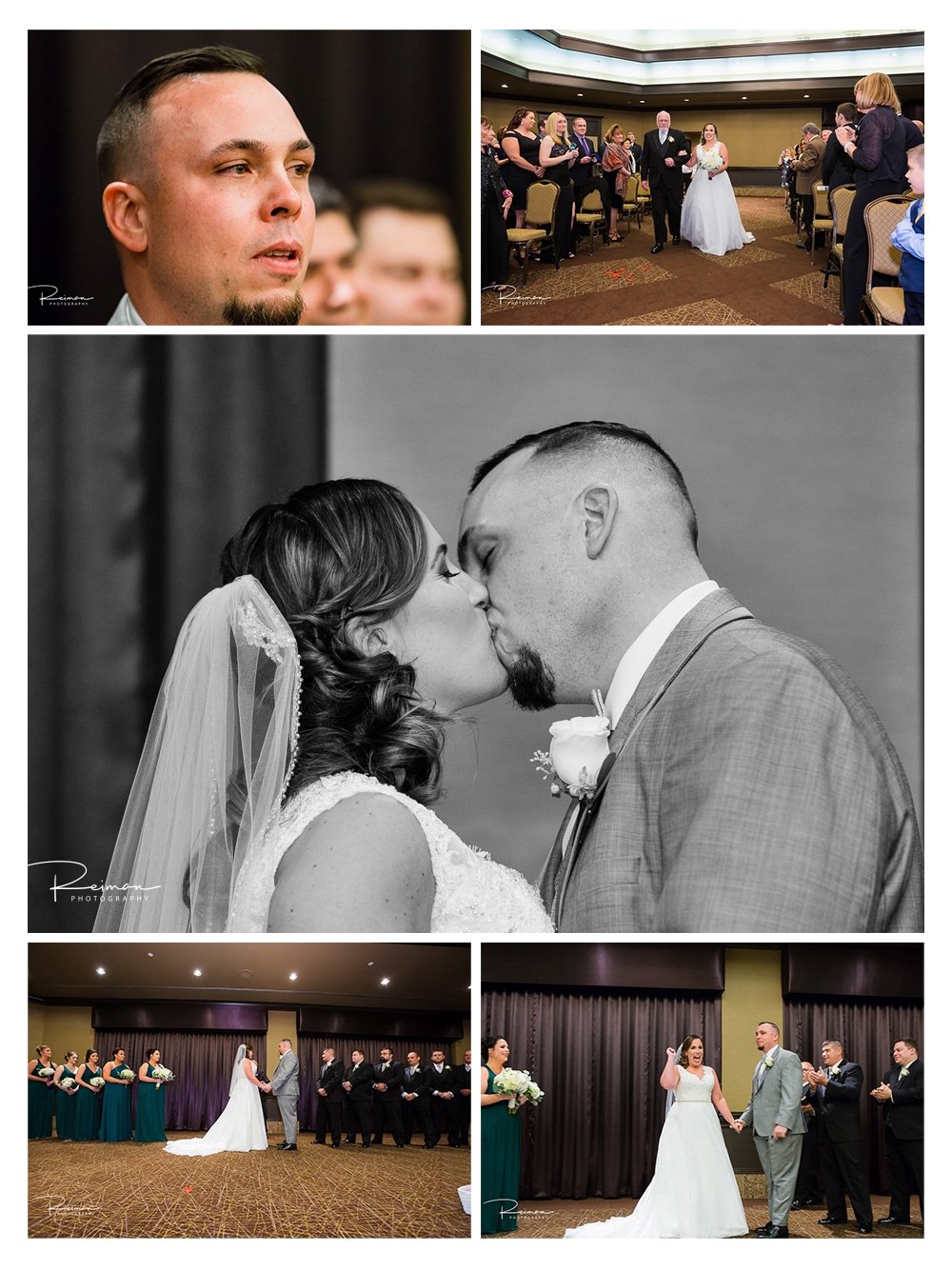 Wedding at The Verve, November Wedding, Reiman Photography, Natick