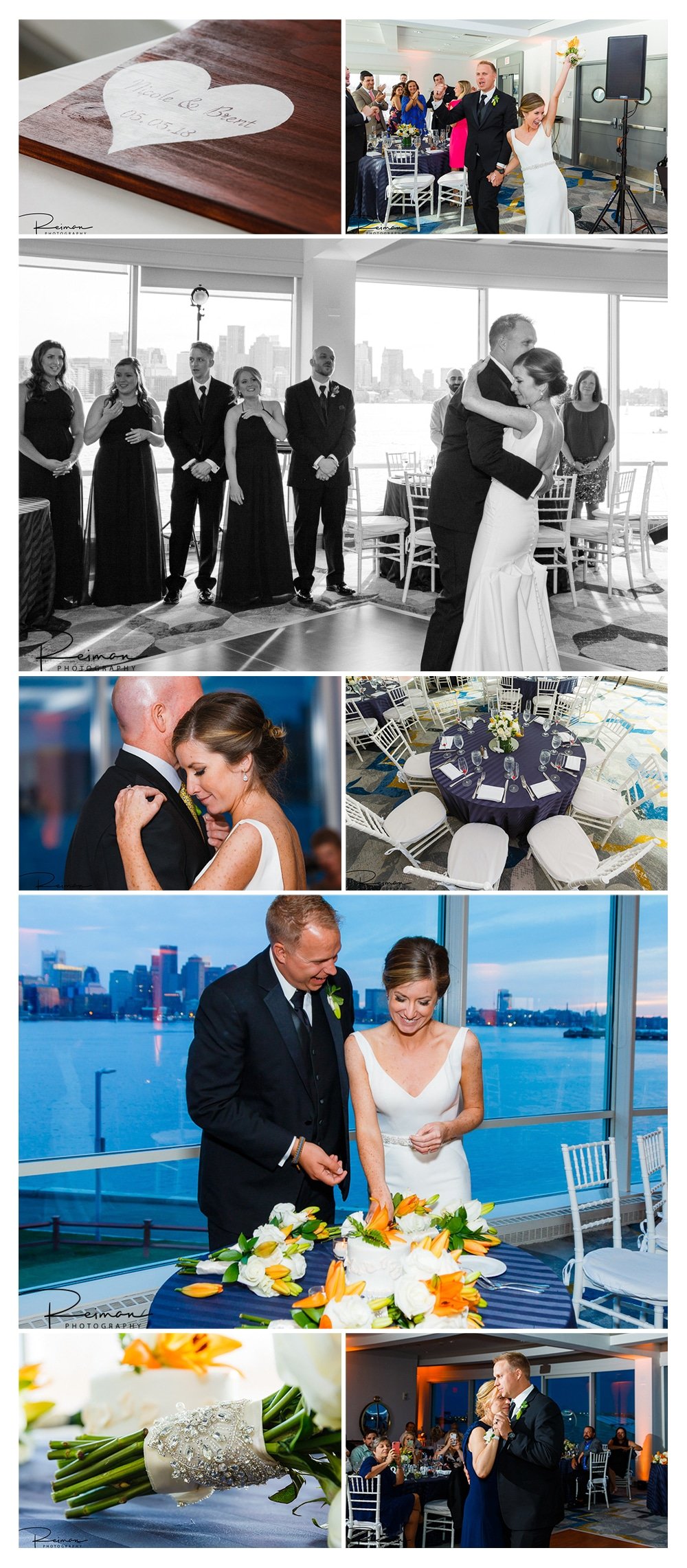 Hyatt Regency Boston Harbor Wedding, Boston Wedding Photographer, Reiman Photography, May, Spring