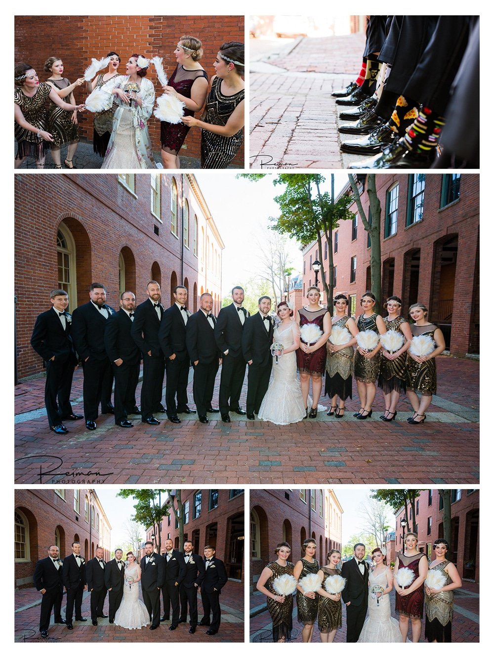 Colonial Hall at Rockafellas, Salem, Wedding, Reiman Photography, 1920's Inspired