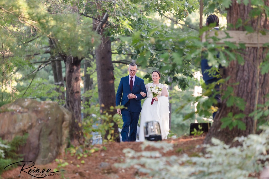 Wedding, Wedding Ceremony, Reiman Photography, Lake Wedding, Love in the time of COVID