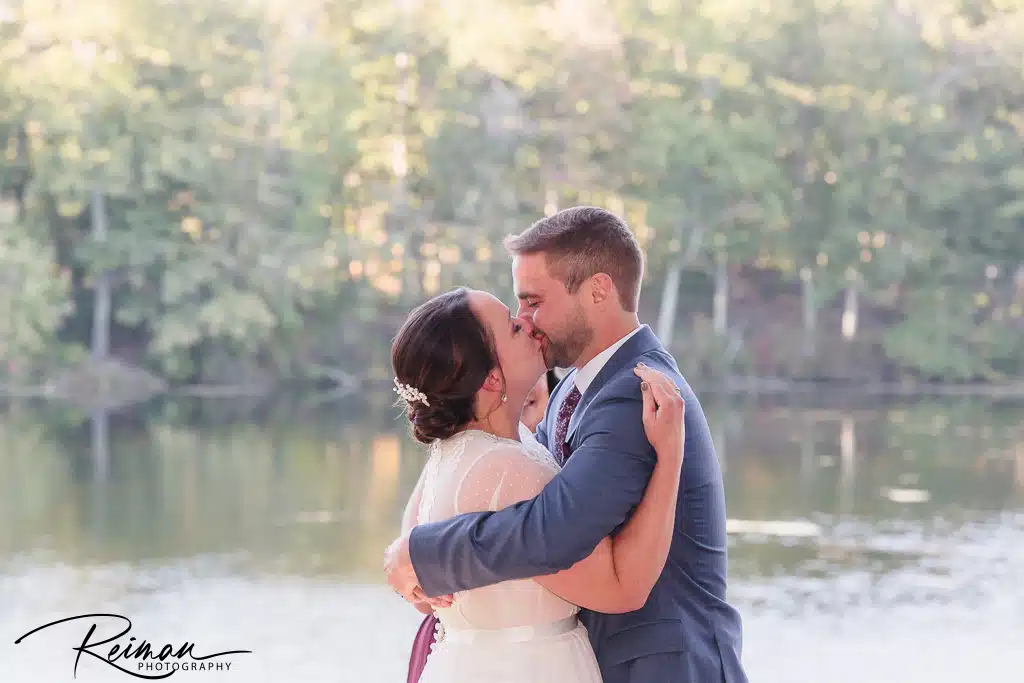 Wedding, Wedding Ceremony, Reiman Photography, Lake Wedding, Love in the time of COVID