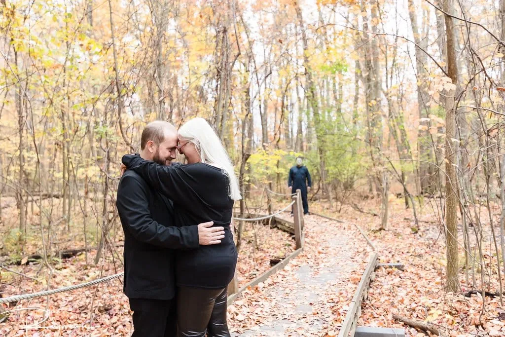 Engagement Session, Halloween, Fall, Reiman Photography