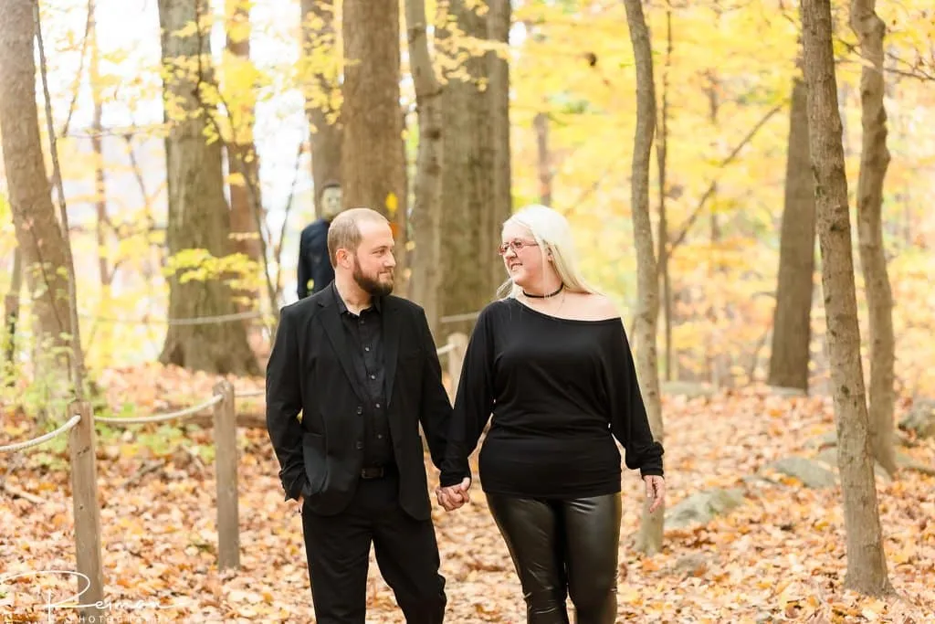 Engagement Session, Halloween, Fall, Reiman Photography