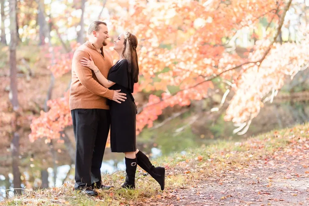 Mine Falls Park, New Hampshire, Reiman Photography, Engagement Session, Fall, Foliage