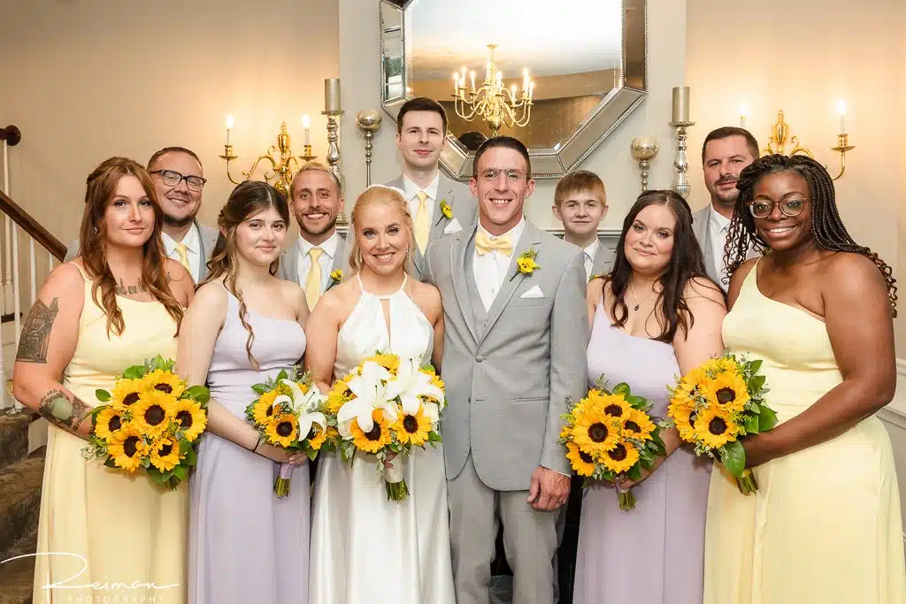 Chocksett Inn, Wedding, Summer, Sunflowers, Reiman Photography, Wedding Photographer, Wedding Photography